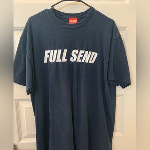 FULL SEND Navy XL TShirt